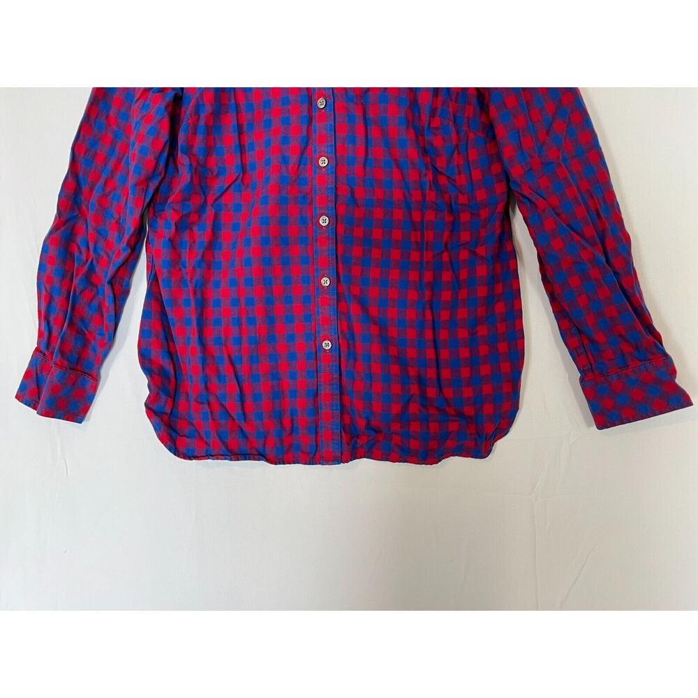 Talbots Buffalo Plaid Flannel Shirt & Quilted Vest Womens Size Small Petite - Picture 4 of 16